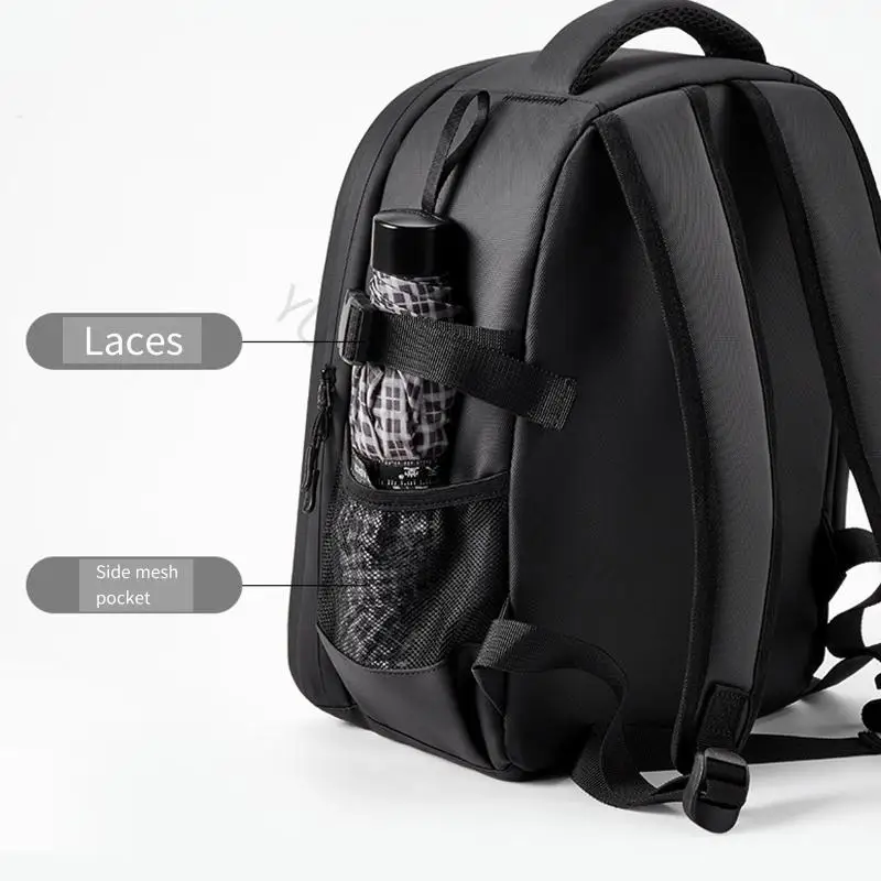 96BA Kameraausrüstungsrucksack mit geformter Hartschalentasche mit Reißverschluss für den Außenbereich – Detail 3