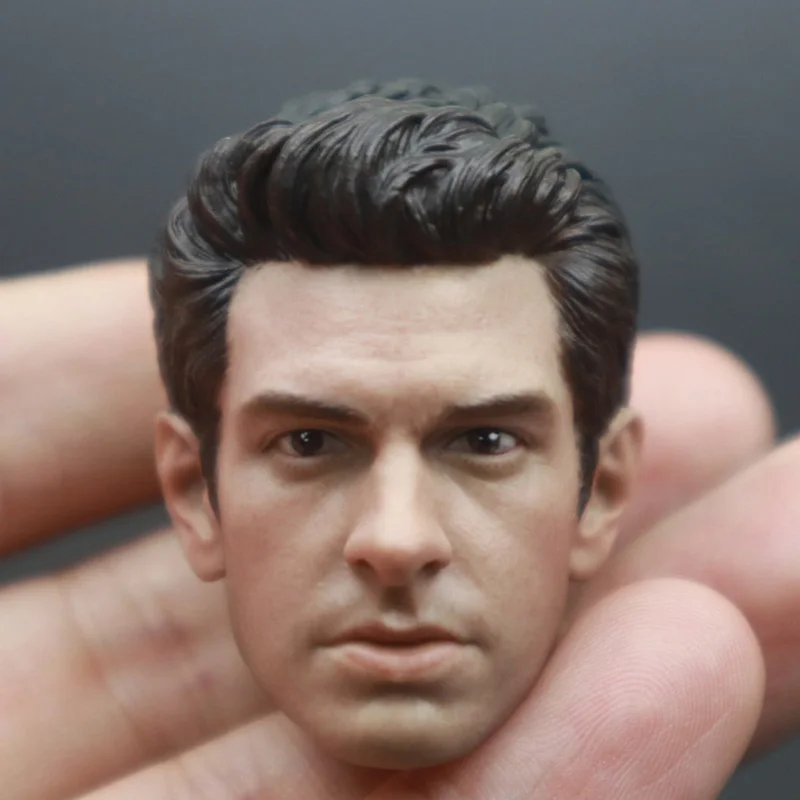 1/6 Young Peter Andrew Garfield Head Sculpt Carving Model Fit 12-inch Male Soldier Action Figure Body