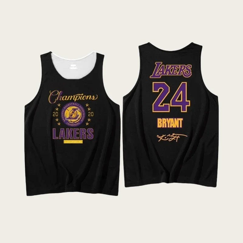 

2025 Summer MOTO New Color Design Gym Fashion Brand Printed Men's Fashion Round Neck Sleeveless Tank Top