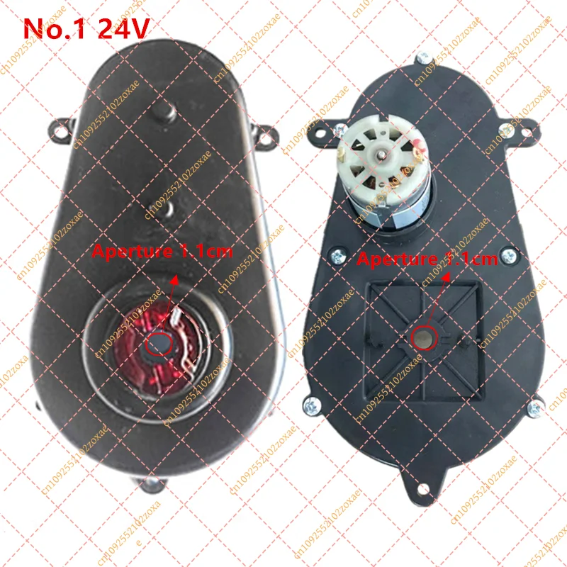 24V Kids Ride On Car Steering Motor Gearbox Electric Toy Vehicle Direction Servo Replacement Parts Accessories Universal