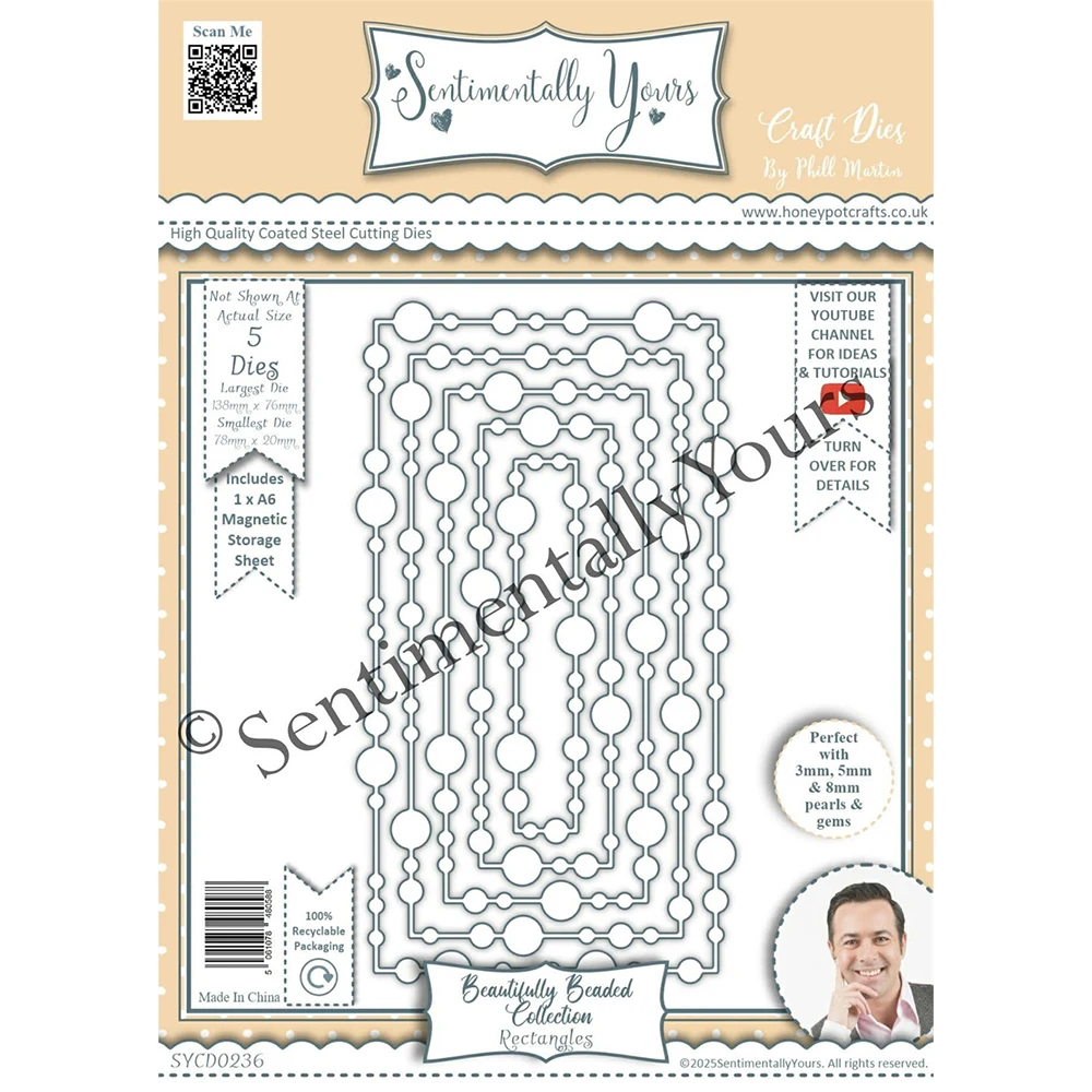 Metal cutting Dies 2026 February Essential Sentimentally Yours Stamps Dies  Lattice A6 Die Set DIY Scrapbooking Card Album Mold