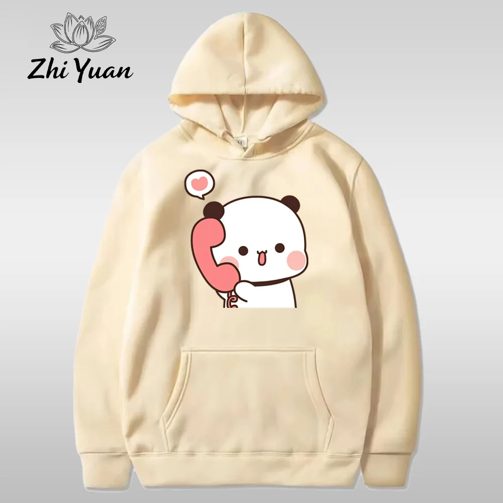 Couple Hoodies Matching Set Cute Print | Lovers Gift Funny Pullover Unisex Sweatshirt Casual Couples ZYWY002 view 6