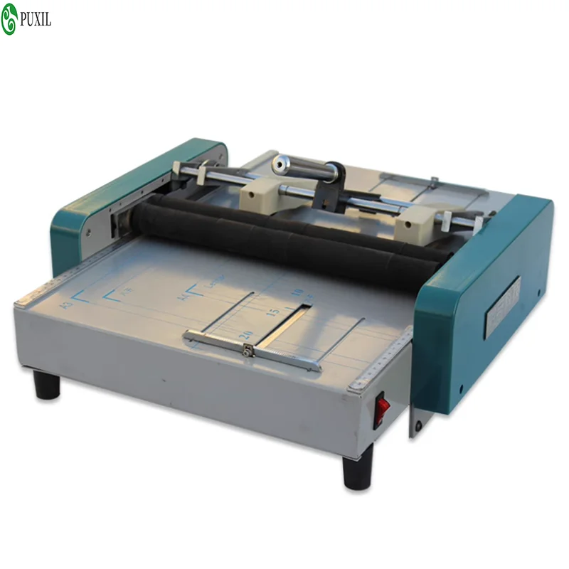 Paper Booklet Riding Saddle Stapler Binding Machine 220V Electric Stapler Folding Machine Creasing Machine Card Folding