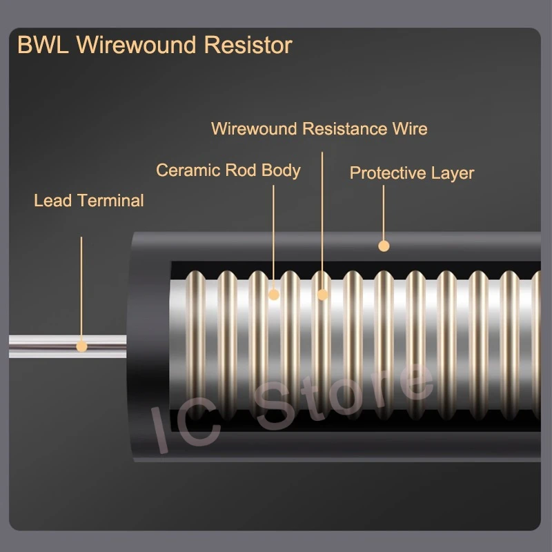 1PCS 3W 5W 10W BWL High Precision Resistor 0.1% Low TCR Non-Inductive Low Resistance Sampling Resistor