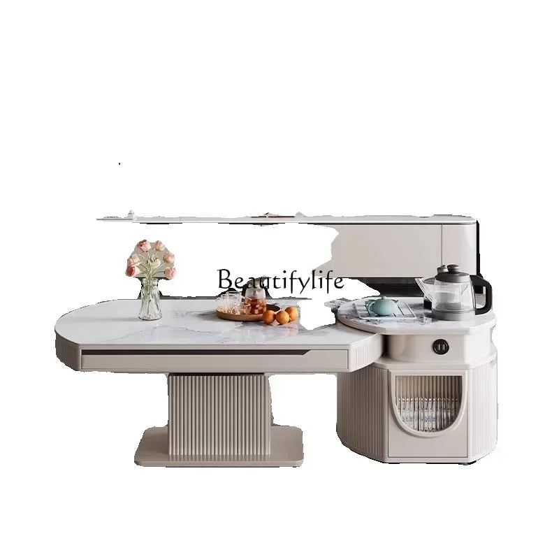 ls 42Electric lifting coffee table dining table dual-purpose multi-function folding two-in-one