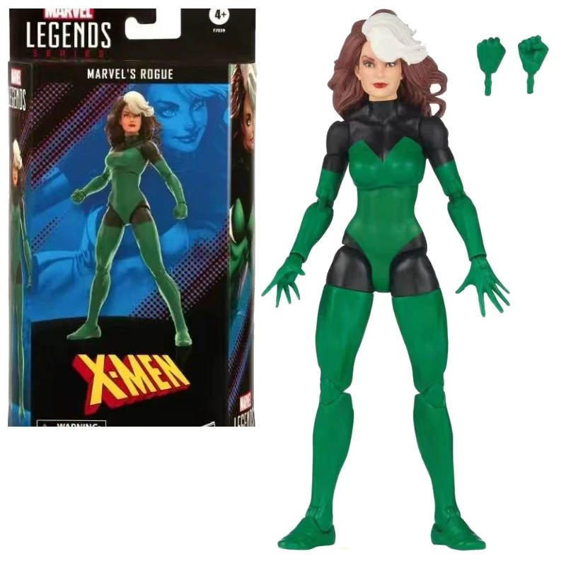 En stock, figurines d'action Hasbro Marvel Legends Series X-Men Marvel S Rogue Models, jouets de film d'animation, cadeau, loisirs