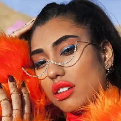 Fashion Women Triangle Frames Steampunk Diamond Sunglasses Mental Frame Vintage Men Sunglasses Frames Eyewear Decoration