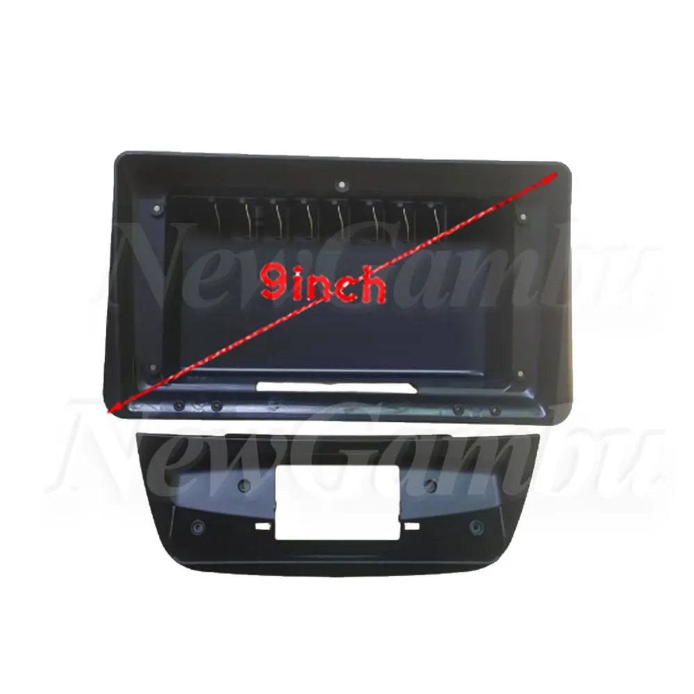 9 inch For Ford Tourneo courier 2013-2022 Frame No Cable Audio Adaptor Dash Trim Kits Facia Panel  Radio Player