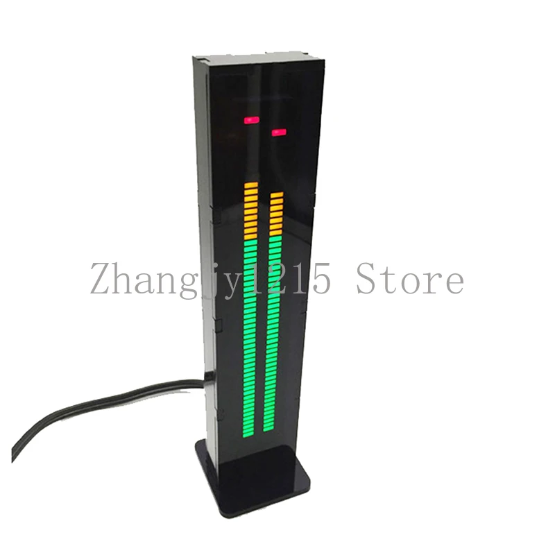 AS60 LED Level Volume Display VU Meter Music Spectrum Electronic DIY Kits 2.0 Channel 60-segment Professional Volume VU Table1pc