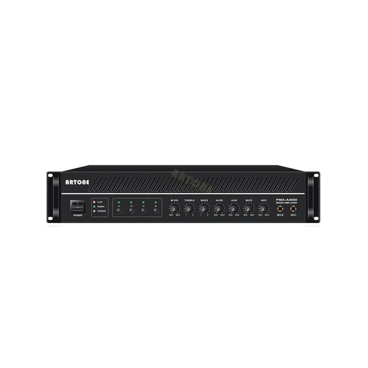 4 Zone Mixer Amplifier 80W 100V  PMA-A4080 Power Amplifier
