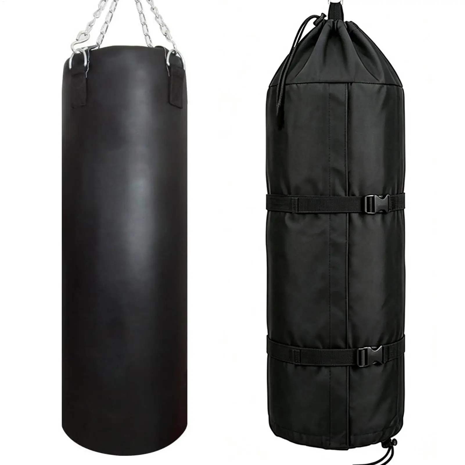 Outdoor Punching Bag Cover 600D Oxford Fabric Waterproof Dustproof Boxing Bag Protector Weather Resistant Protective Sleeve