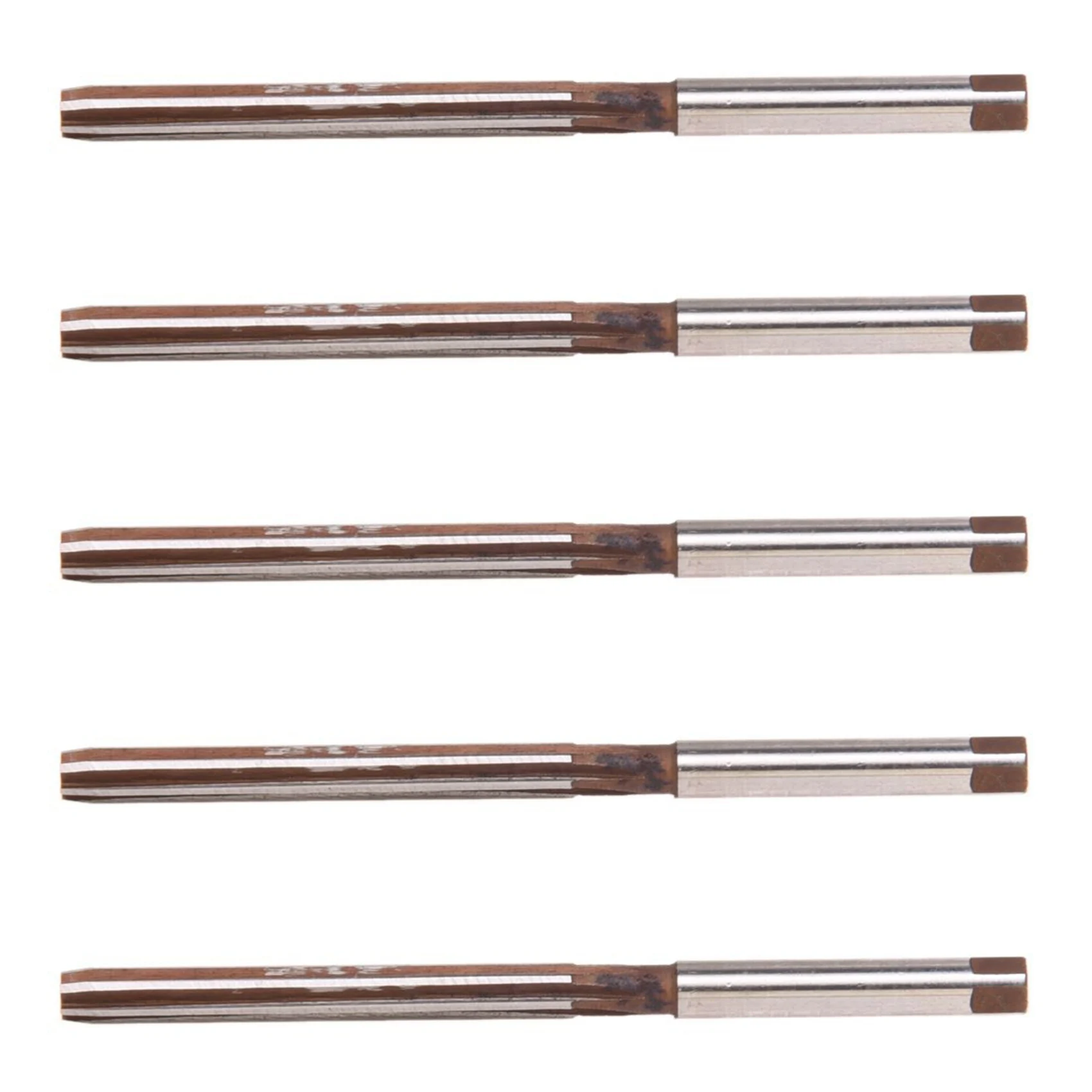 Exquisite-5X High Speed Steel Straight Shank 5Mm 6-Flute Hand Reamer 3.3