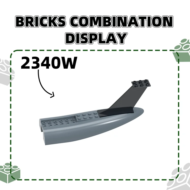 وانج 16 قطعة/الوحدة 0 WZ-10 الذيل الجناح كتلة Moc اللون الملحقات متوافق مع الطوب DIY بها بنفسك صندوق تجميع الألعاب التعليمية للأطفال #2