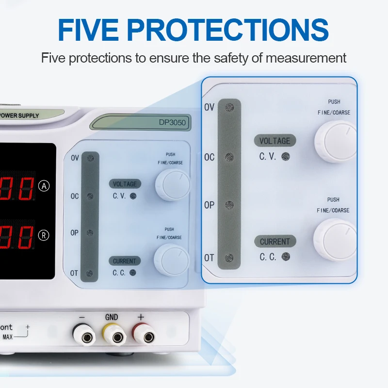 High-Power Gereguleerde Dc Voeding Met Hoge Precisie En Hoge Stabiliteit Output 30V 30a Dp3050 Voeding