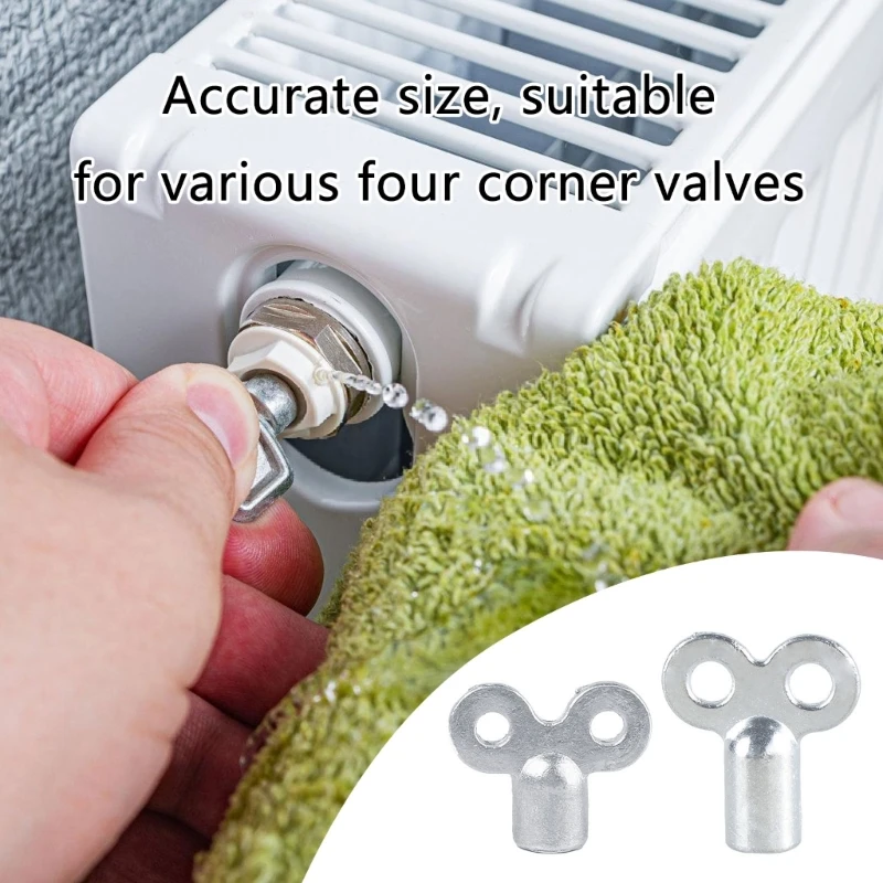 4pcs/set Radiator Bleeder Wrench Key HVAC Maintenance Tool Fit for Quiet and Effective Heating Solution, Noise Reduction