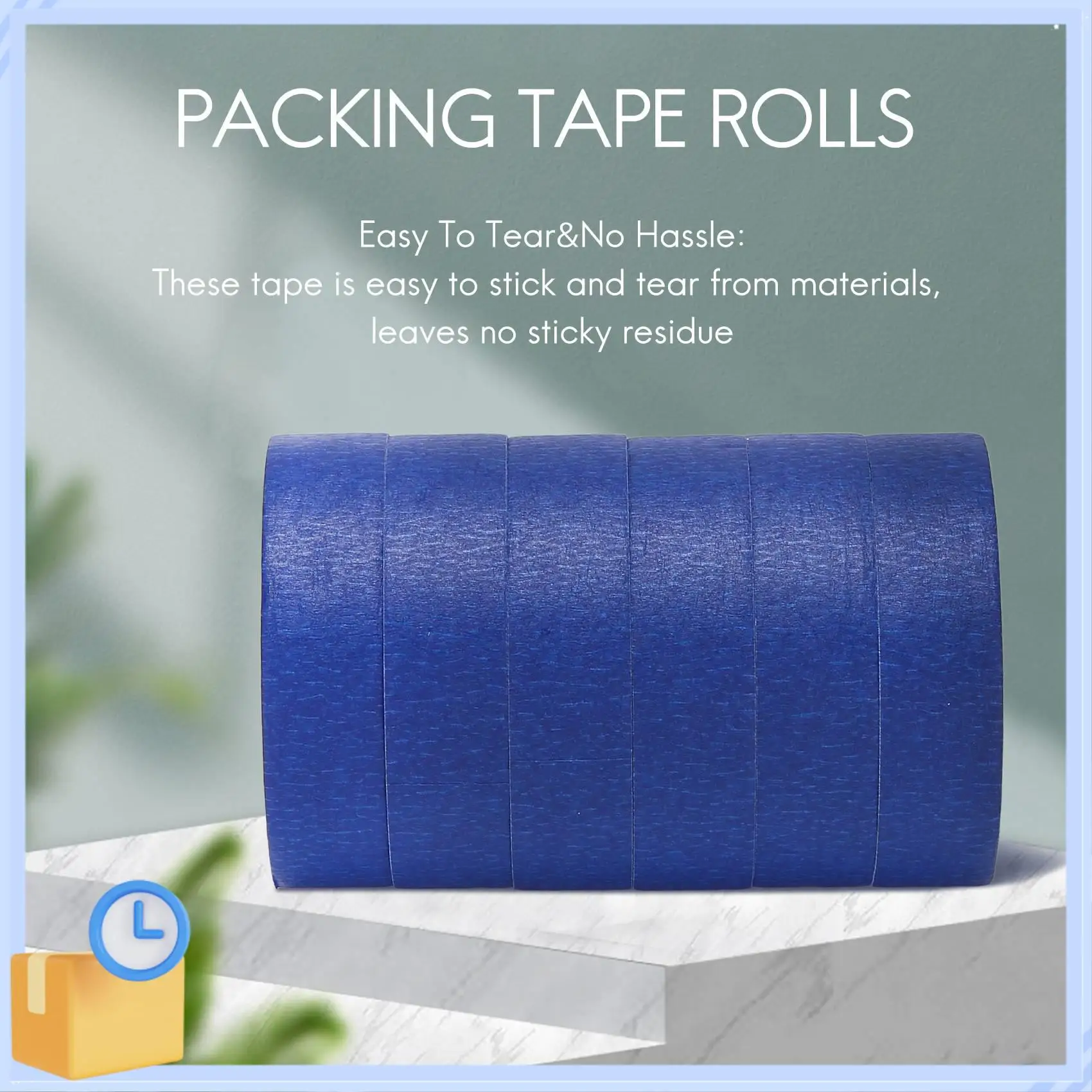 

Popular Blue Painters Tape Masking Tape 1 Inch, DIY Or Professional Painter (6 Pack,22Yard Per Roll)