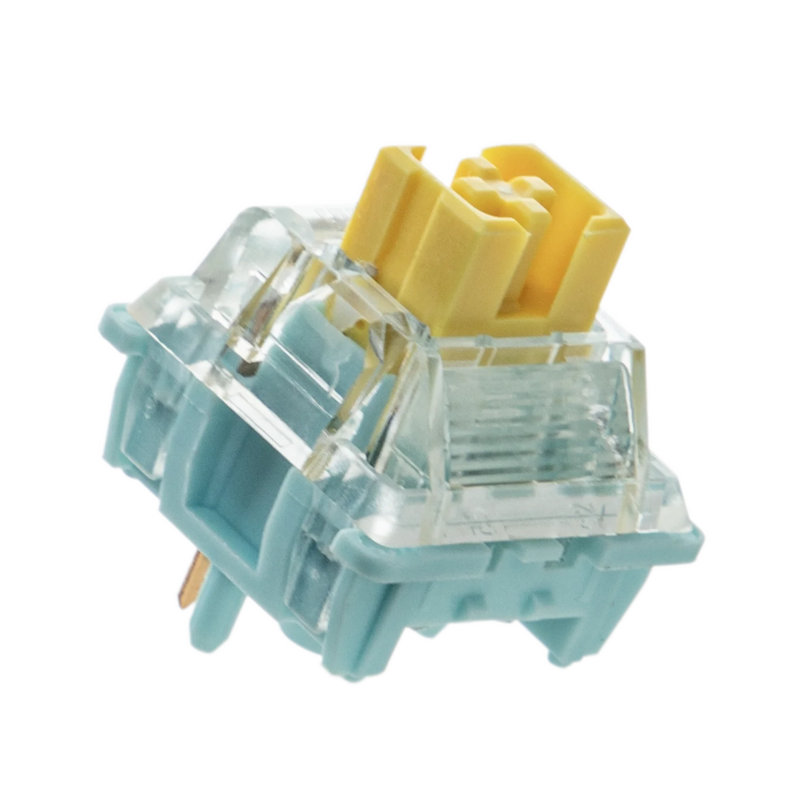 35 Pieces EPOMAKER Sea Salt Silent V3 Switch 45gf 5-Pin Linear Pre-Lubed Silent Switch MX-Compatible for Mechanical Keyboard