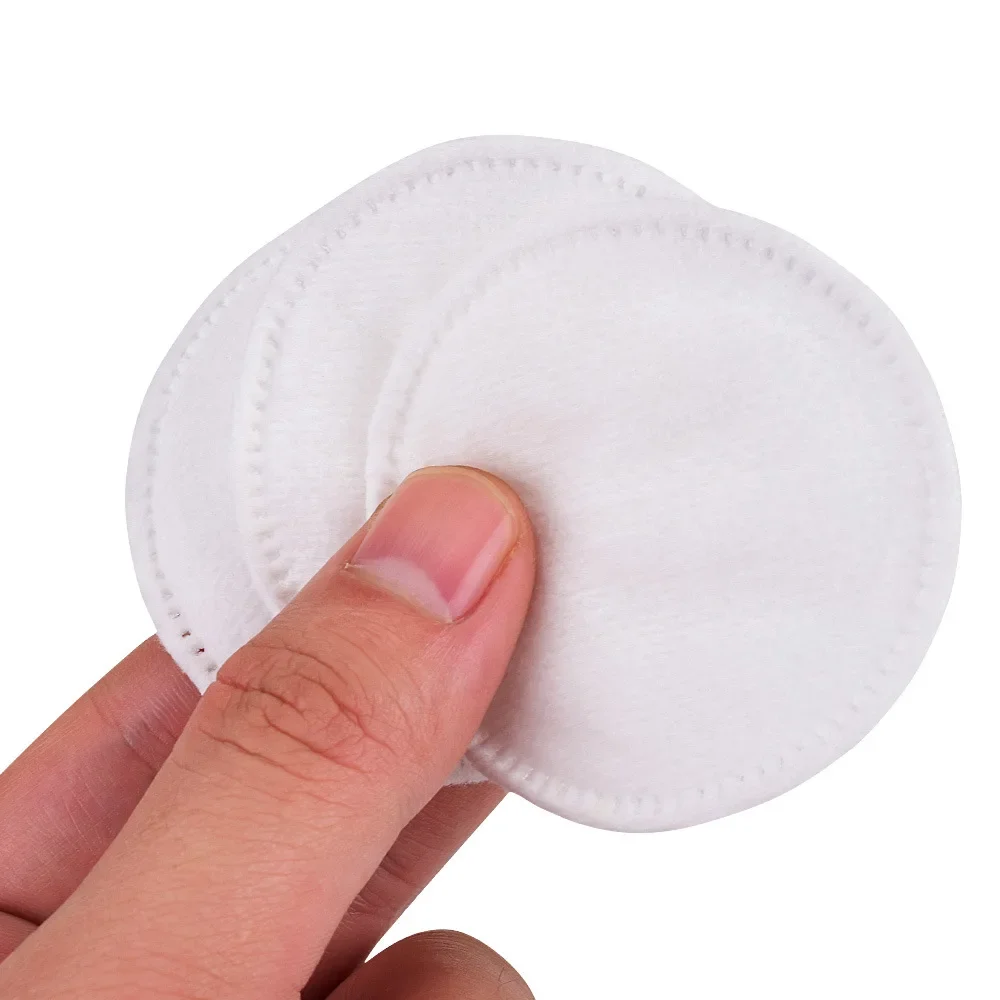 100pcs Round Premium Cotton Pad Cosmetic Makeup Swab Pad Wipes Face Cleaning Makeup Remover Cleaning