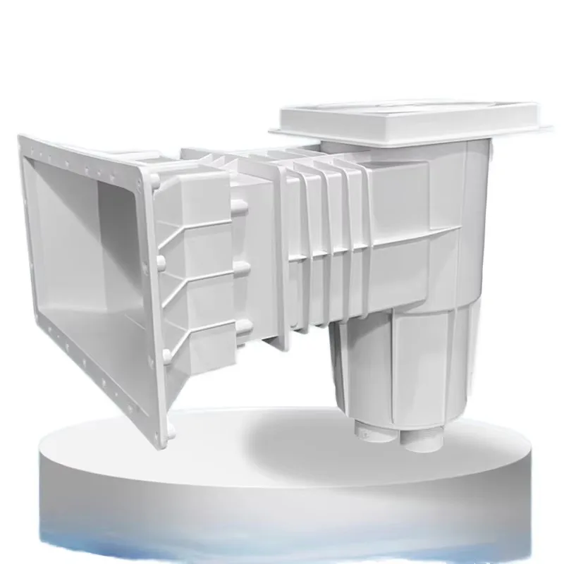 

Customized White ABS Material Square Long Range Pool Skimmer Pool Accessories