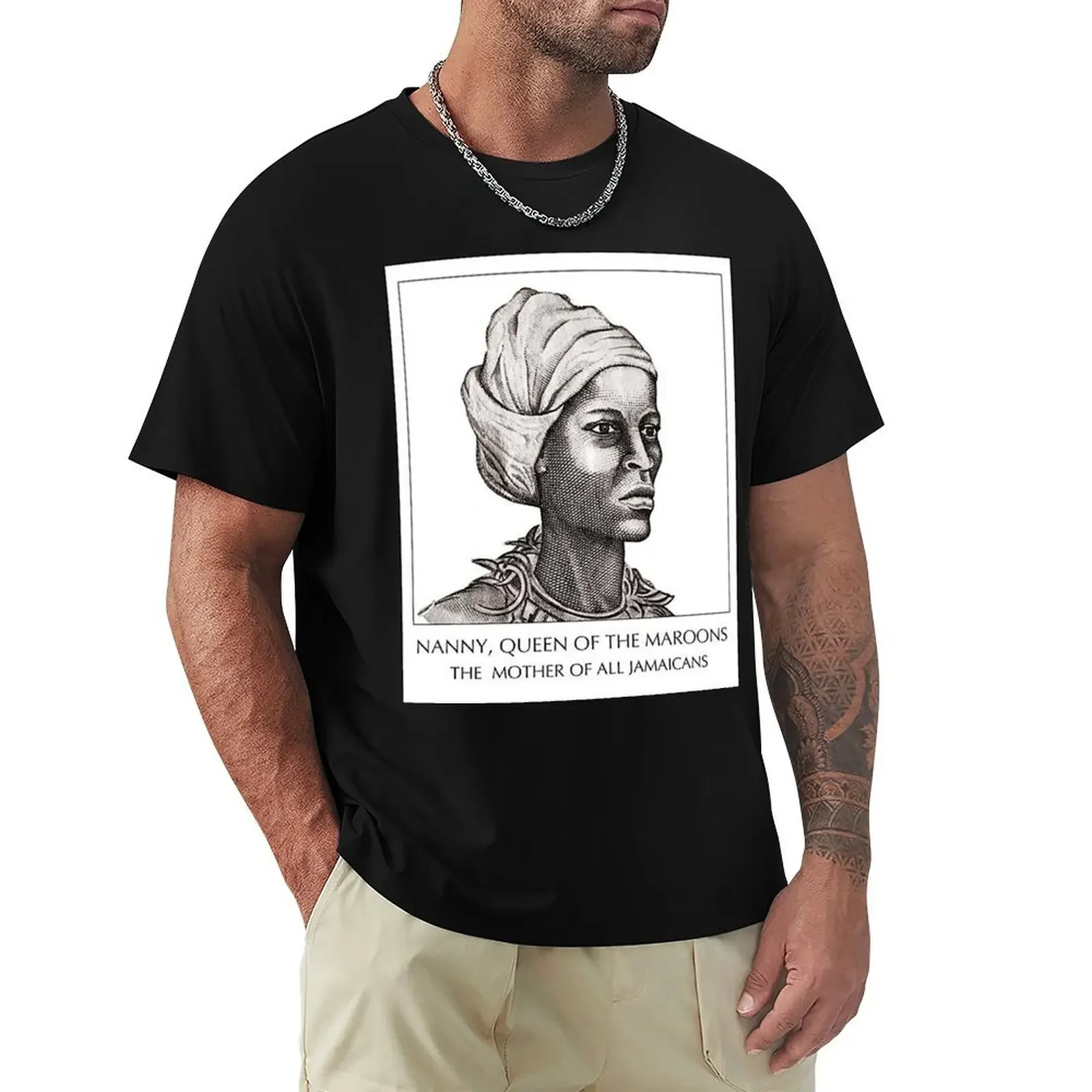 

Nanny, Queen Of The Maroons : The Mother Of All Jamaicans T-Shirt man t shirt anime tshirt tee shirts for men