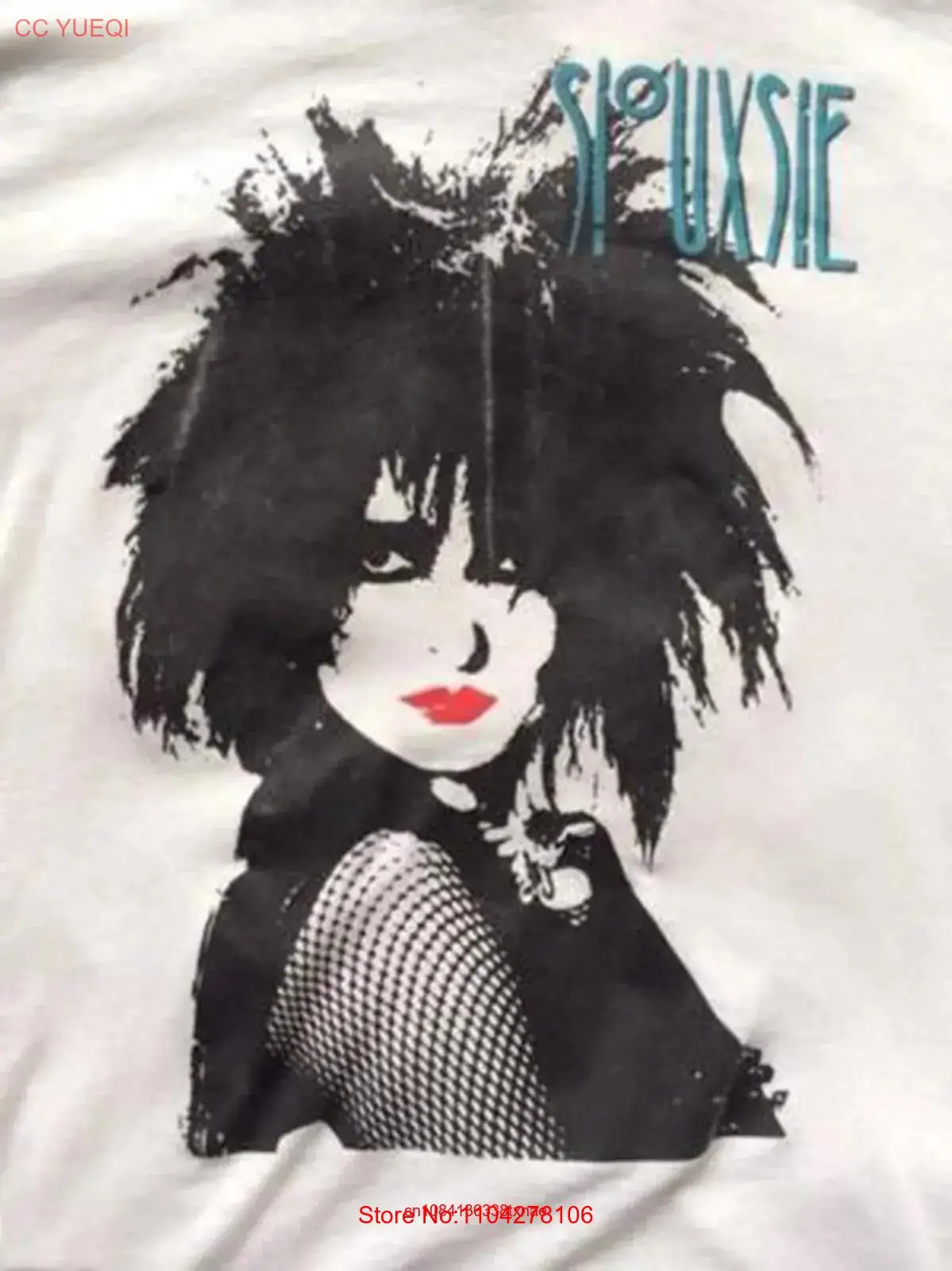 Vintage Siouxsie And The Banshees White T Shirt S 3XL long or short sleeves