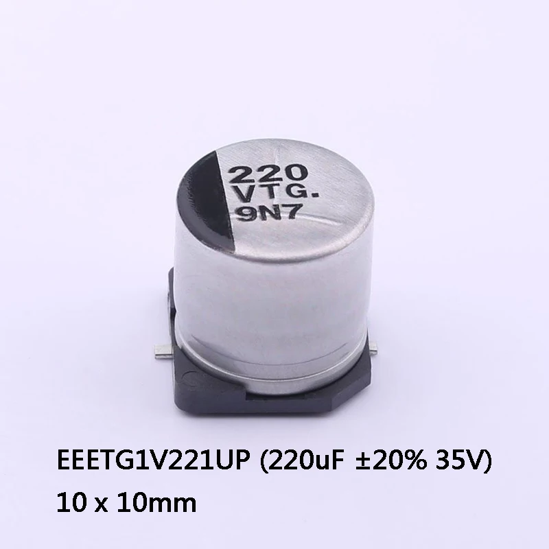 

10-100 шт., электронные сигареты 220uF ± 20% 35V 10X1 0