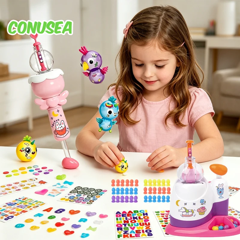 children-sticky-balloon-maker-kit-bubble-inflatable-toy-set-inflator-machine-handmade-diy-educational-toy-gift-boys-girls