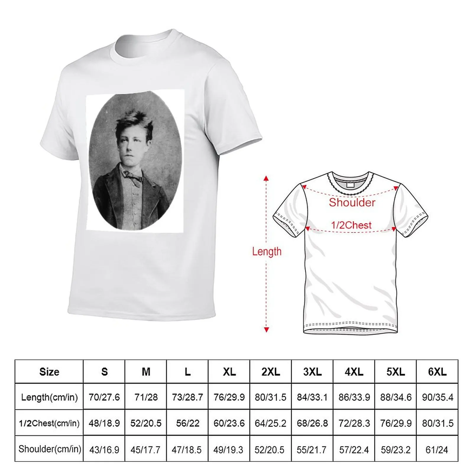 Arthur Rimbaud T-Shirt Mechanic Work Tee Shirt