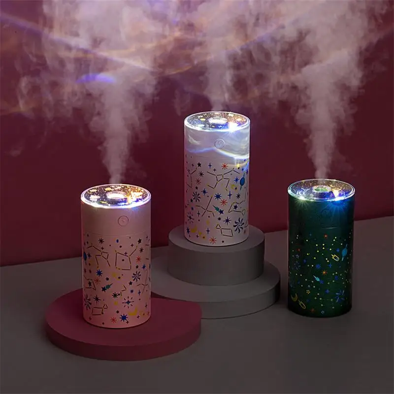 

Hogar Empty Projector Humidifier USB Mini LED Atmospheric Star Car Supplies Portable Small Car Humidifier Home Bedroom Creative