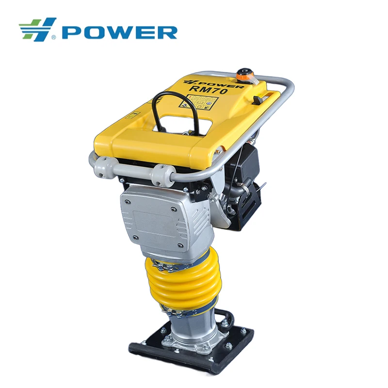 

Free Sample Custom Soil Floor Vibrating Construction Tools Small Petrol Tamping Rammers High Quality Earth Rammer Tamper Machine