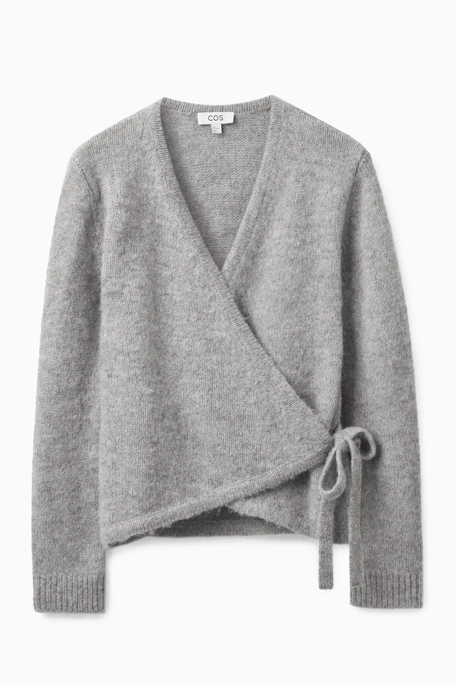Ethereal MD 2025 cos hiver nouveau style de dames mode décontractée standard laine mélange asymétrique cardigan