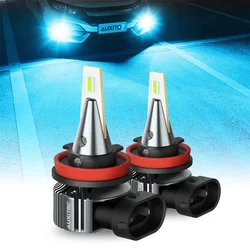 2Pcs 9005 9006 Hb4 LED H11 Fog Lamps H8 Car Fog Lights Ice Blue Yellow White for BMW E60 Hyundai I20 Kia Sportage Forty H27 881