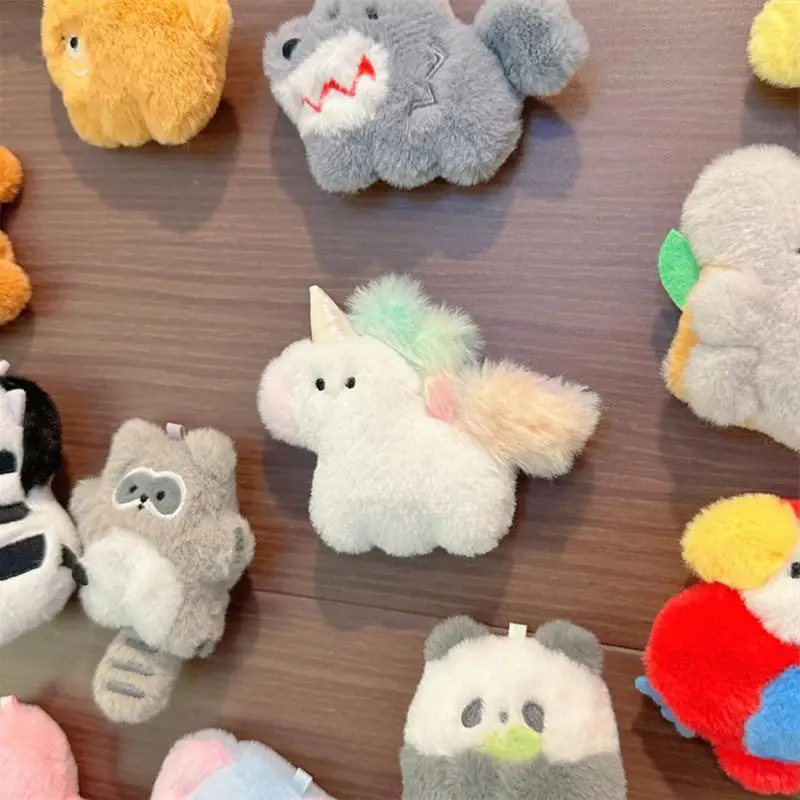 1PC Cute Soft Plush Blind Box Animals Fridge Magnet Refrigerator Sticker Animal Cartoon Wall Stickers Kids Toys Souvenir Gift