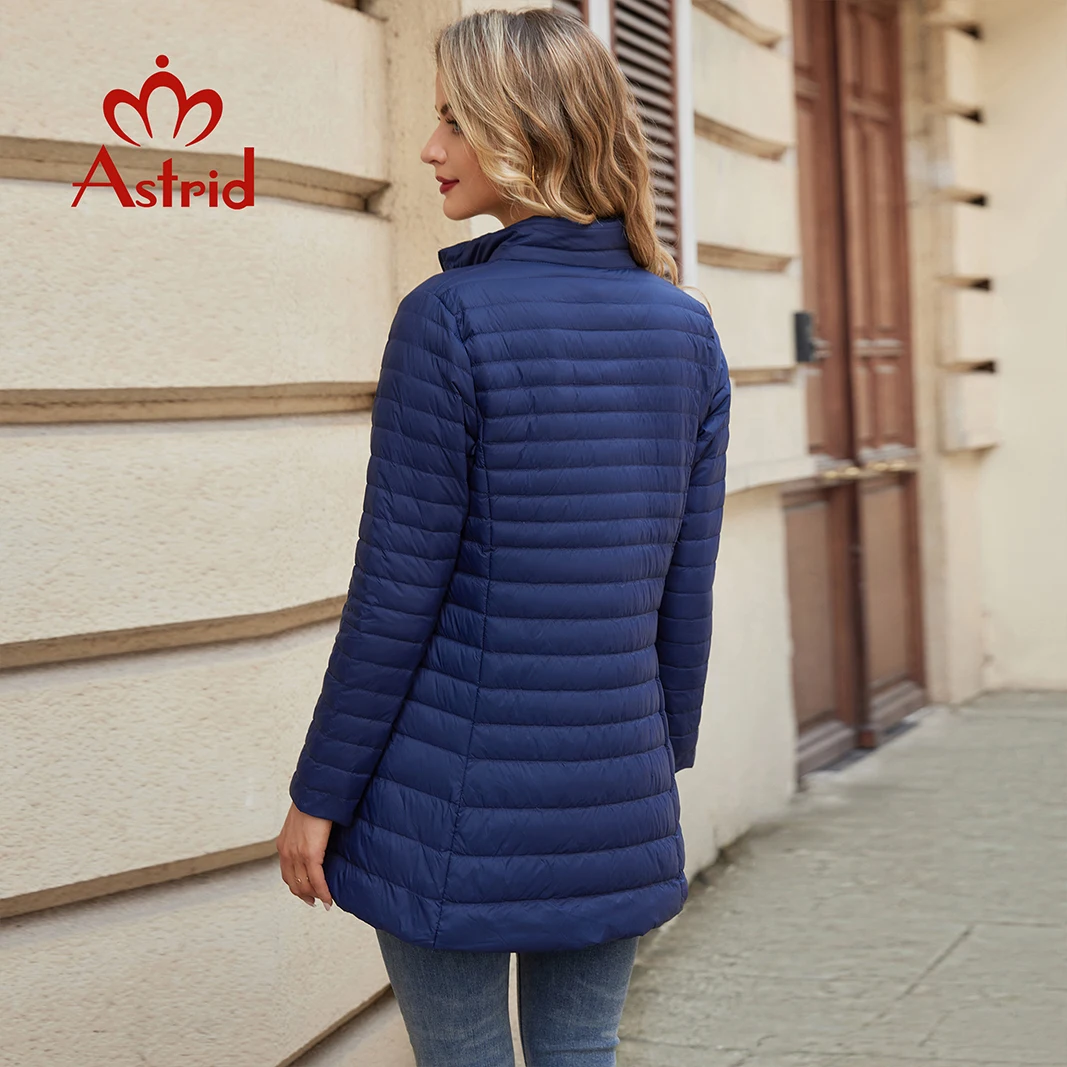 Astrid Autumn Winter Women's Jacket Warm Padded Puffer Coat Ultra Light Down Jacket Women Quilted Parka Slim Fit Outerwear DM22