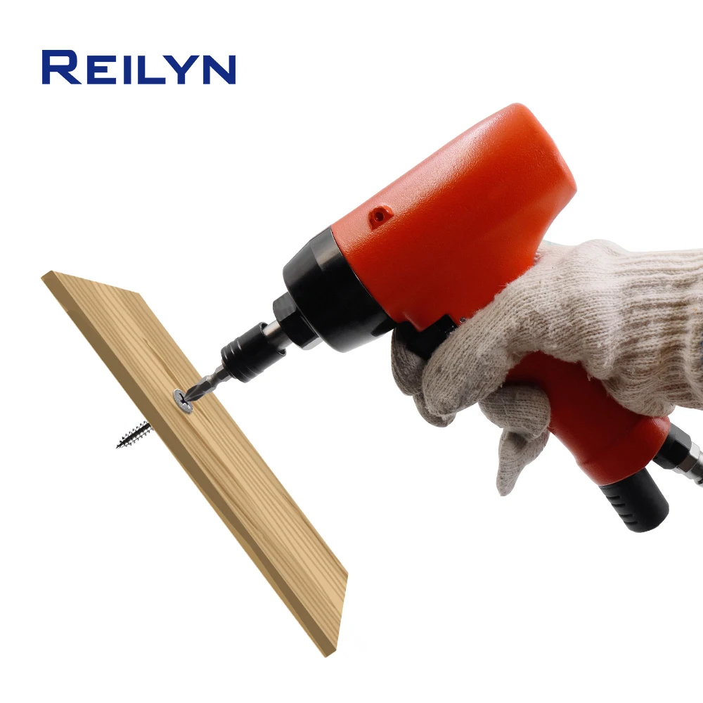 Gun-Style pneumática chave de fenda, Gun-Style chave de fenda, Ferramentas para Móveis, Instalar Appliance, Reparação Chave de Impacto, 9000RPM, 65 M, 1,4