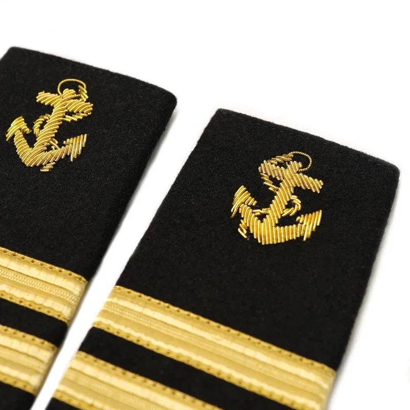 Sailor Skipper Captain Epaulets Chief Engineer Epaulette Shoulder Mark Board Knot Chief Officer Lieutenant Commander Royal Navy