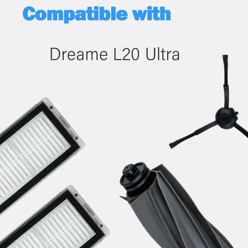 드림 L20 울트라 L30 울트라 로봇 진공 청소기 롤러 사이드 브러시, 헤파 필터 걸레 패드, 예비 부품 액세서리