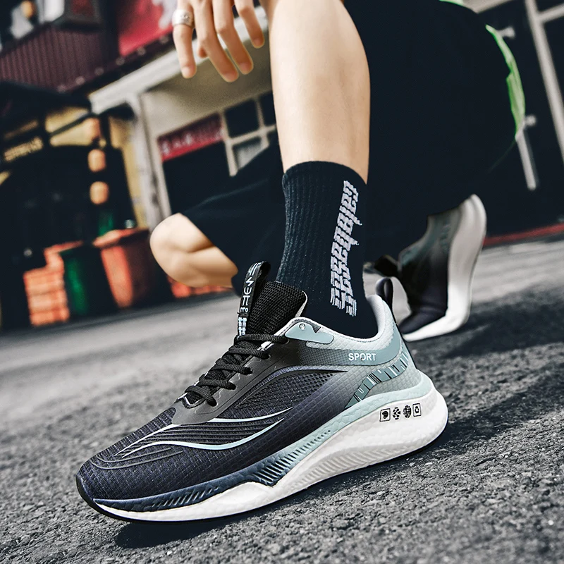 

Men's Sports Shoes Lightweight Shock-absorbing Casual Shoe Outdoor Professional Basketball Tennis Breathable Non-slip Sneakers