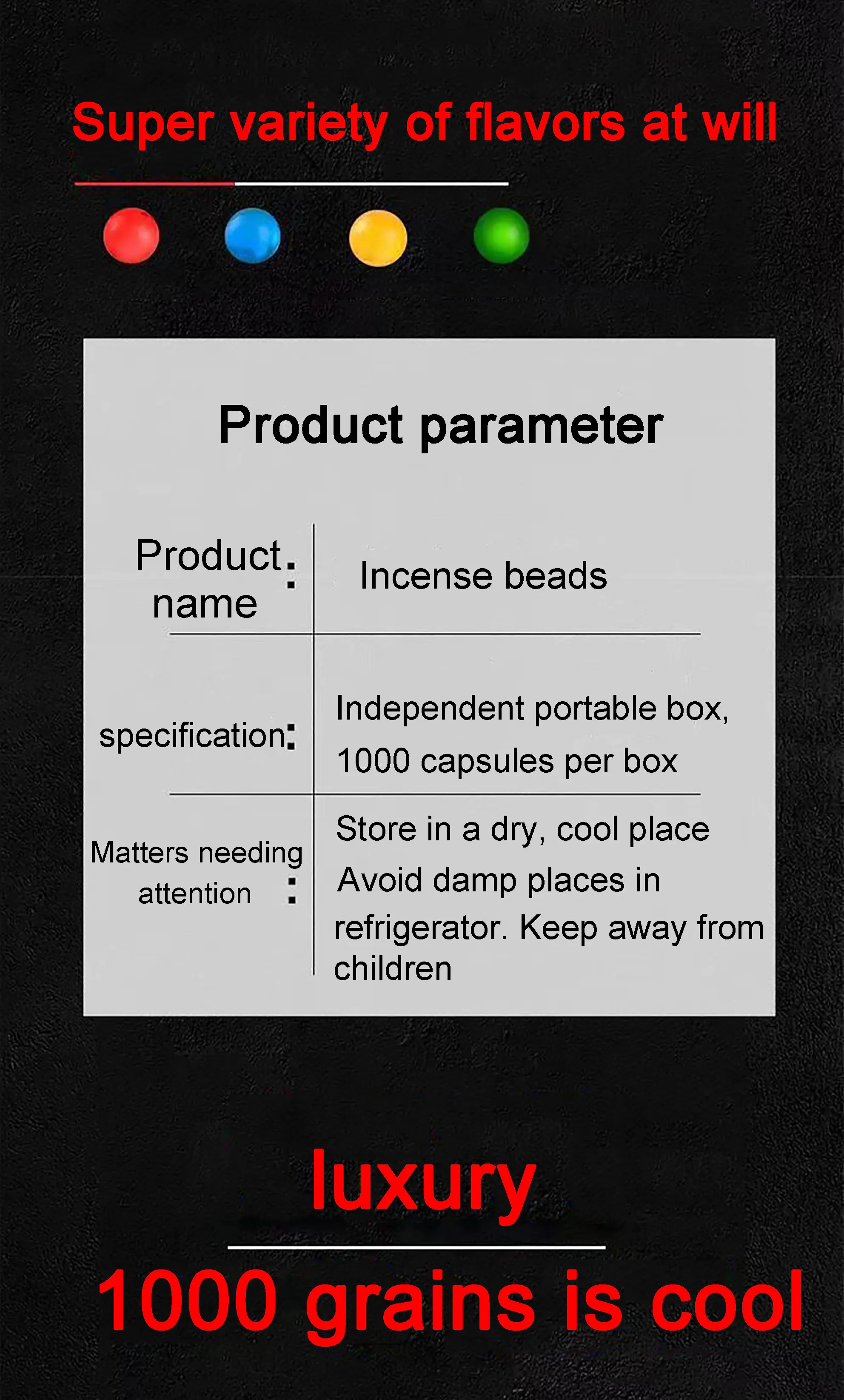 1000 szt. Mieszane Kapsułki Mentolowe o Smaku Owocowym, Kulki Wybuchowe do Papierosów, Filtr do Papierosów z Kulką Szczotkową, Narzędzia do Palenia