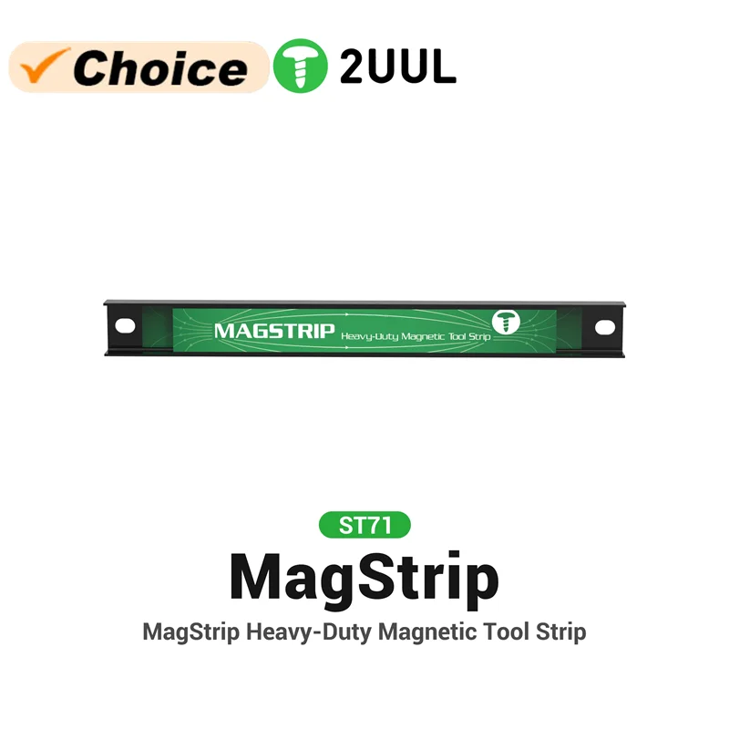 2UUL MagStrip ST71 Magnetic Tool Strip Heavy Duty Magnet Bar Holder For Electronics Repair Hand Tool Storage Organization
