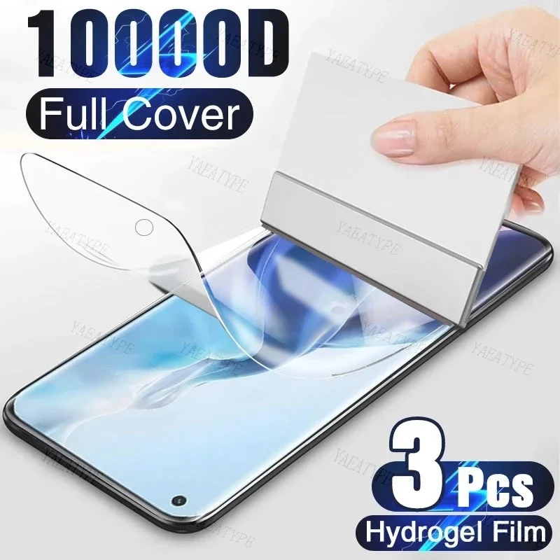 3Pcs Hydrogel Film for OPPO Reno 2 3 4 A91 Pro Screen Protector