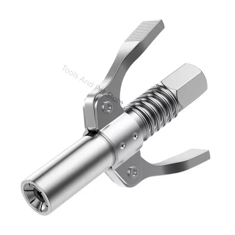 

Grease Coupler Heavy-Duty Quick Release Grease Gun Coupler NPTI/8 10000PSI Two Press Easy to Push Accessories