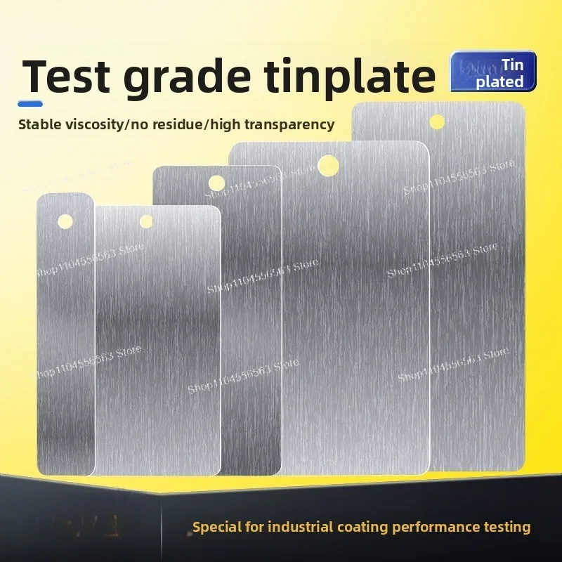 Test Grade Tinplate Sheets, Spraying Substrates for Experiment, Paint Color Matching Test Plates