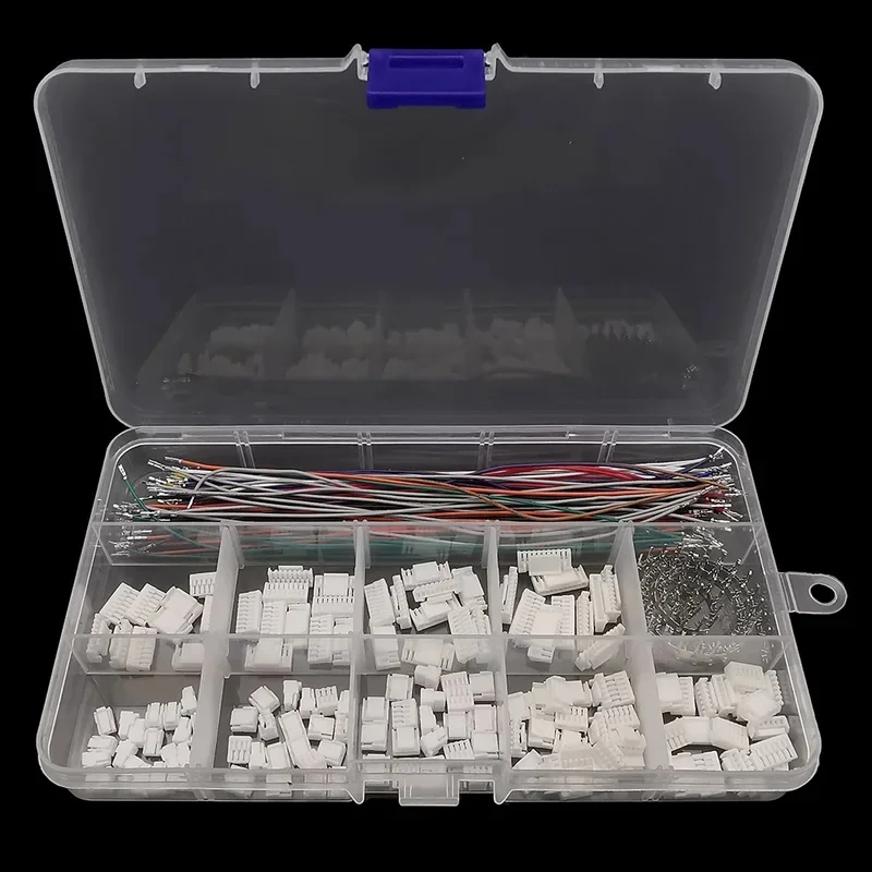 1Box GH1.25 2/3/4/5/6/7/8/9/10Pin Connector Socket Kit with Crimp Terminal Wire JST Adapter Cable for Flight Controller