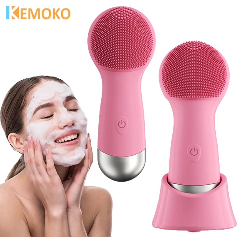 

Electric Cleansing Brush Facial Cleanser Pore Cleanser Massager Deep Cleansing Brush Pore Blackhead Remover Skin Beauty Care