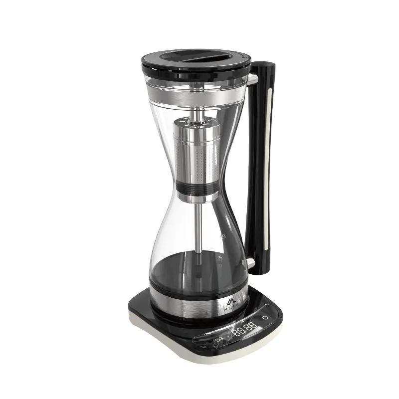 High-End Light Luxury Siphon Coffee Pot Office Home Small Automatic Coffee Pot Matching Base Coffee Utensils