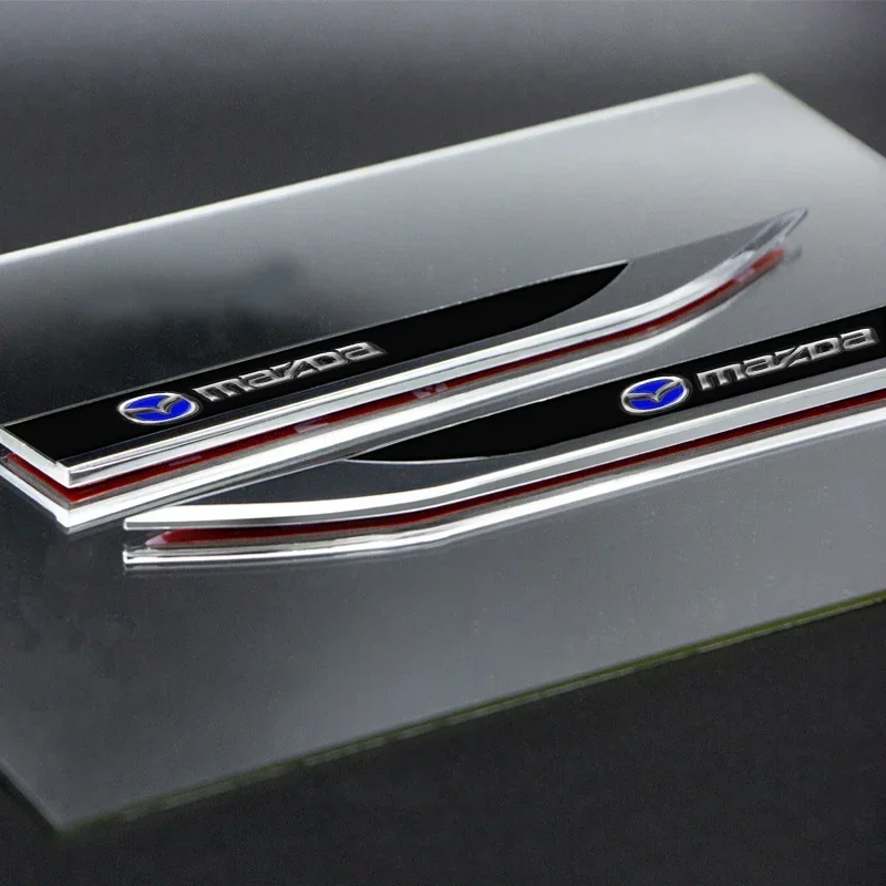 

2PCS Metal Body Side Fender Label Decoration for Mazda CX5 CX30 CX7 CX8 CX9 RX7 CX4 CX3 5 2 6 3 Atenza Axela Styling Decal