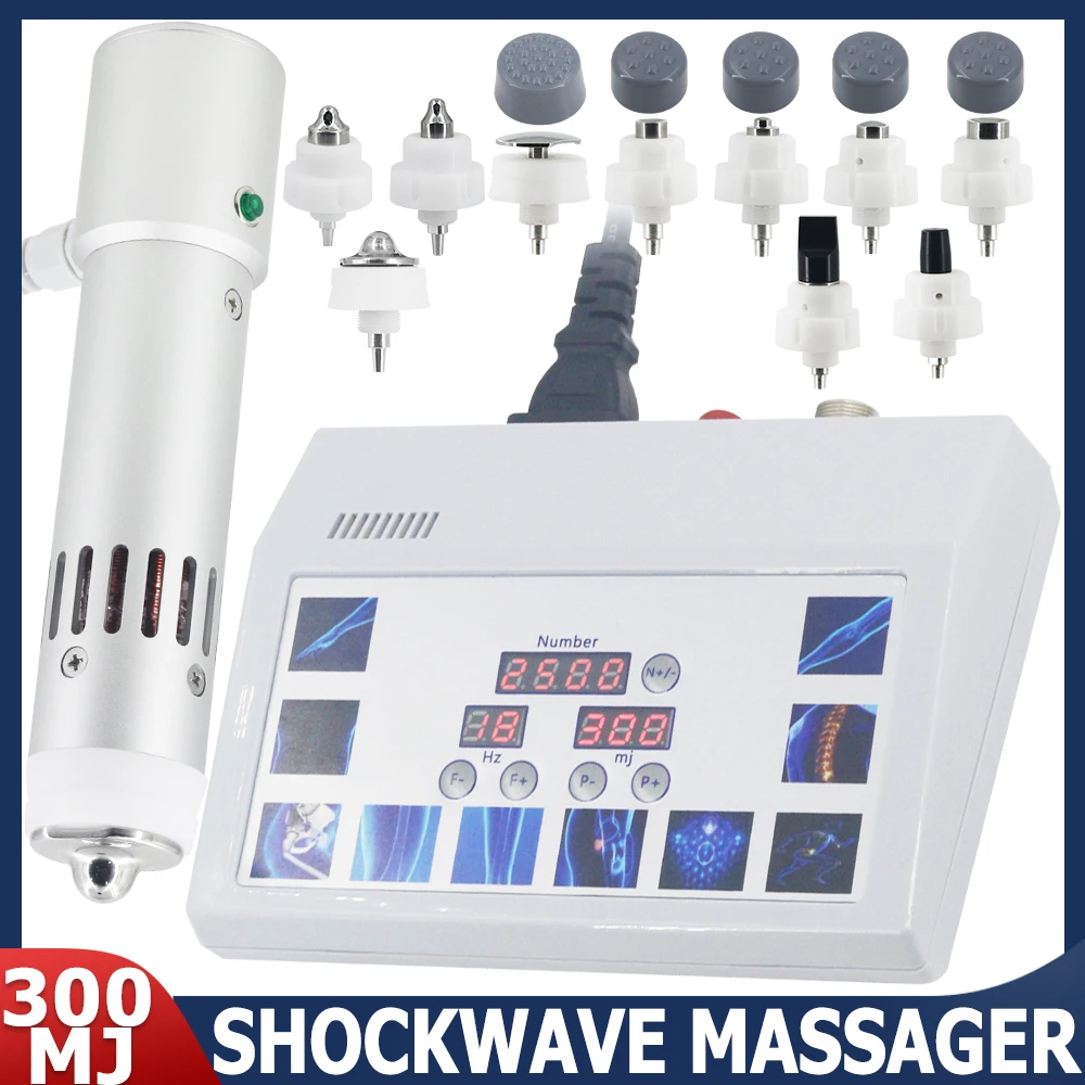 

300MJ Professional Shock Wave Therapy Machine For ED Treatment And Ankle Pain Relief Physiotherapy Shockwave Massage Newest 2025