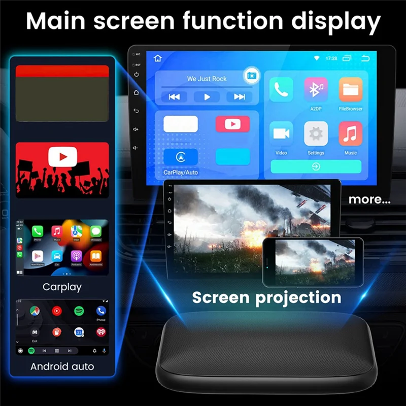 Classy-Carplay Ai Box Wireless Carplay Android Auto Mini TV Box Wireless Carplay Enclosed Box
