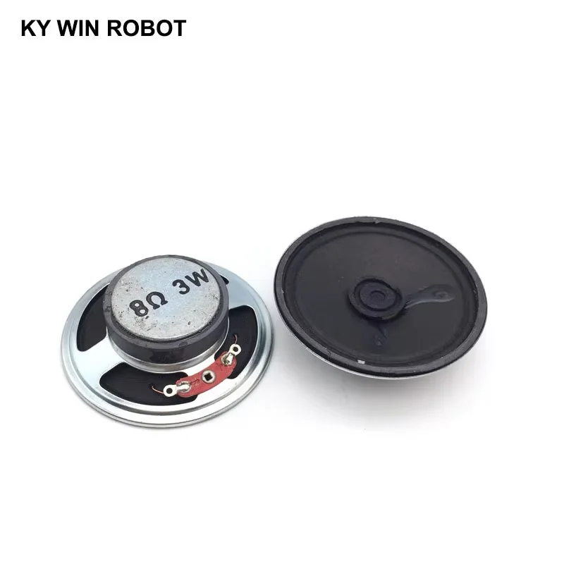 

2pcs/lot New Magnetic Paper Cap Cone speaker 8 ohms 3 watt 3W 8R speaker Diameter 57MM 5.7CM thickness 17MM